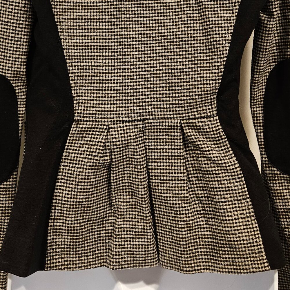 DVF 'Theobald' Blazer-Jacket, Houndstooth Print, Size 6 - Picture 6 of 13